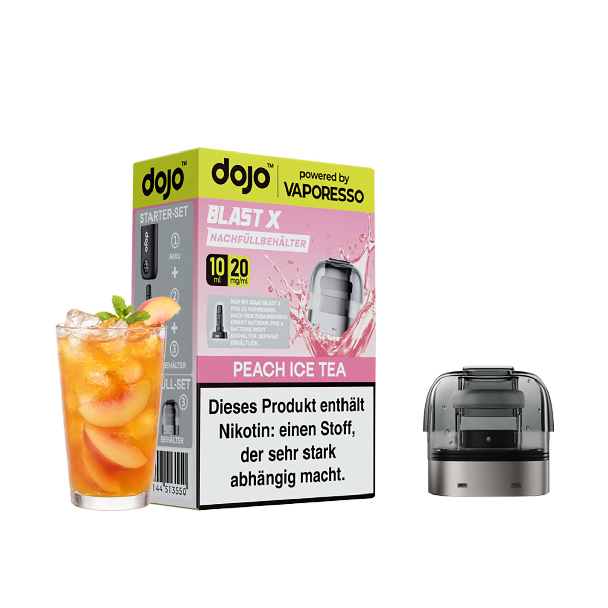 Dojo Blast X Set mit Pod Coil und Refill Container – Ansicht 19