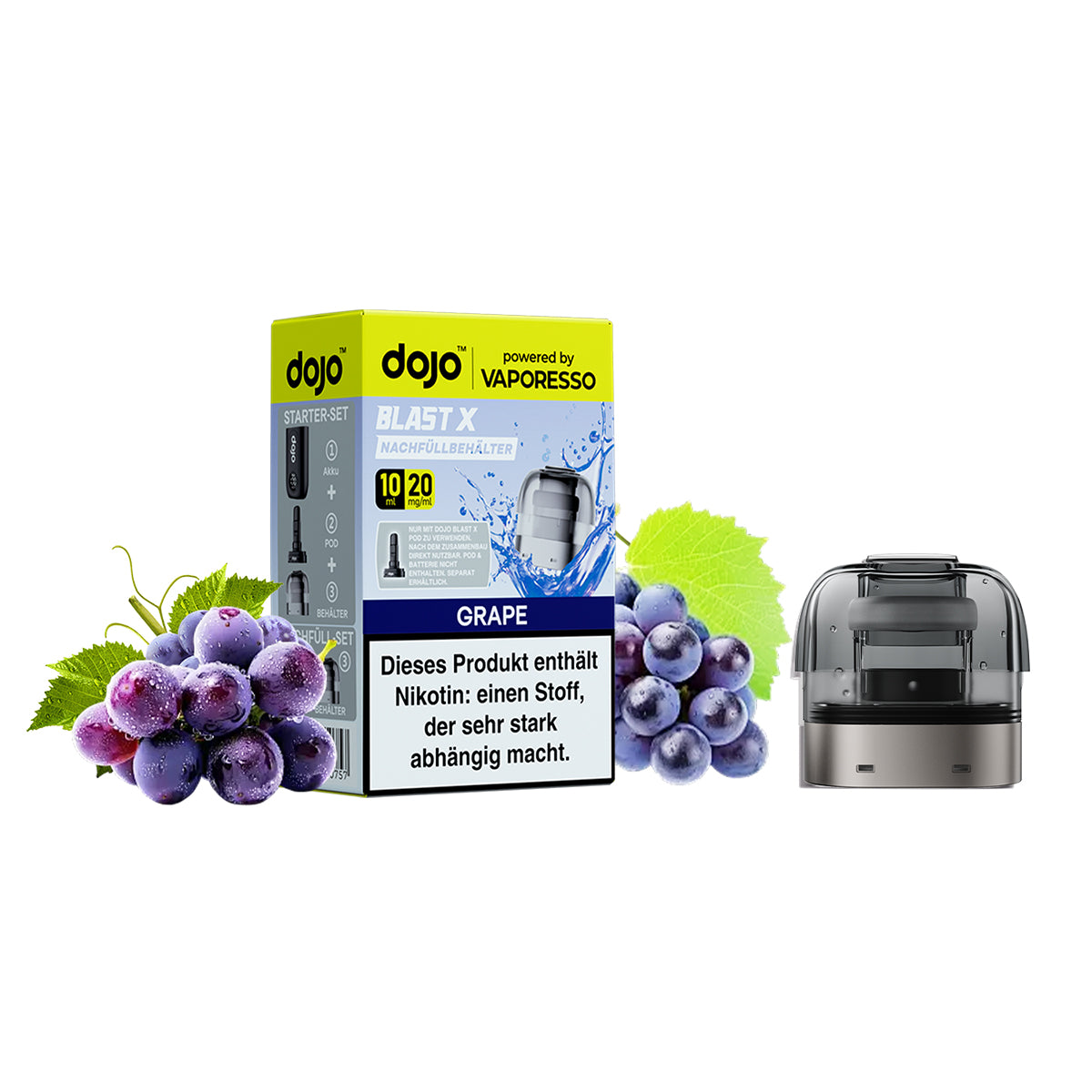 Dojo Blast X Set mit Pod Coil und Refill Container – Ansicht 6