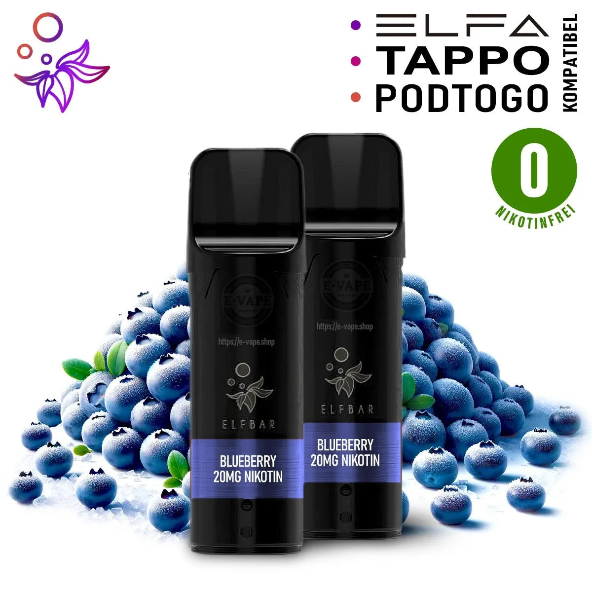 elfbar 600 bayern erfahrung Nikotinfrei – 0 mg Vapes, Pods & Liquids Refillable Kits elfbar ohne nikotin Geschmack:Blueberry BG Blue disposable e-cigarette |