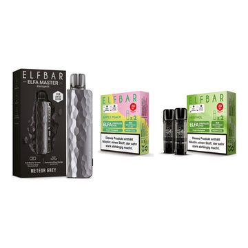 Elfbar ELFA Probierset 20 mg – Master Limited Edition + 2 Packungen Pods