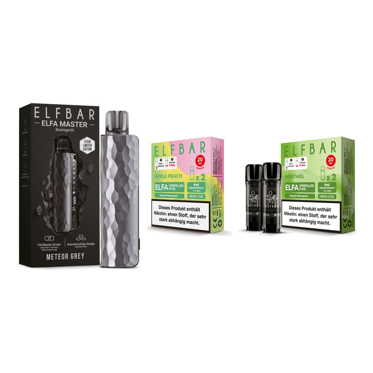 Elfbar ELFA Probierset Master Limited Edition mit ELFA Pods