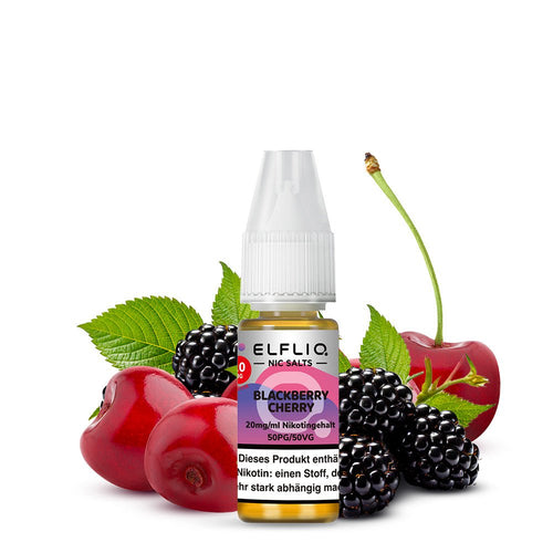 Blackberry Cherry – Elfbar ELFLIQ Nikotinsalz Liquid 10/20 mg 10 ml