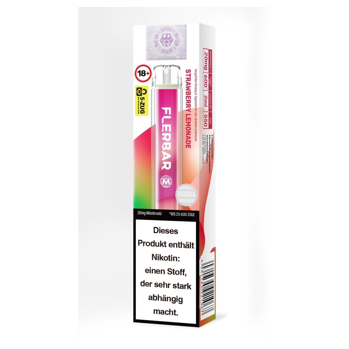 Flerbar M Einweg-E-Zigarette 20 mg/ml