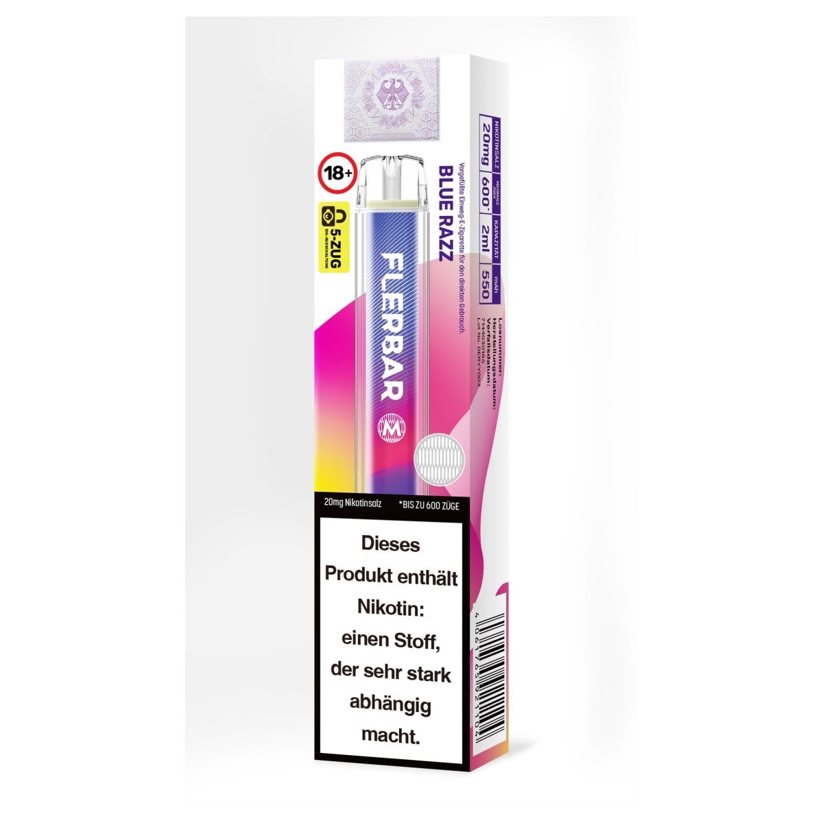 Flerbar M Einweg-E-Zigarette 20 mg/ml – Ansicht 3
