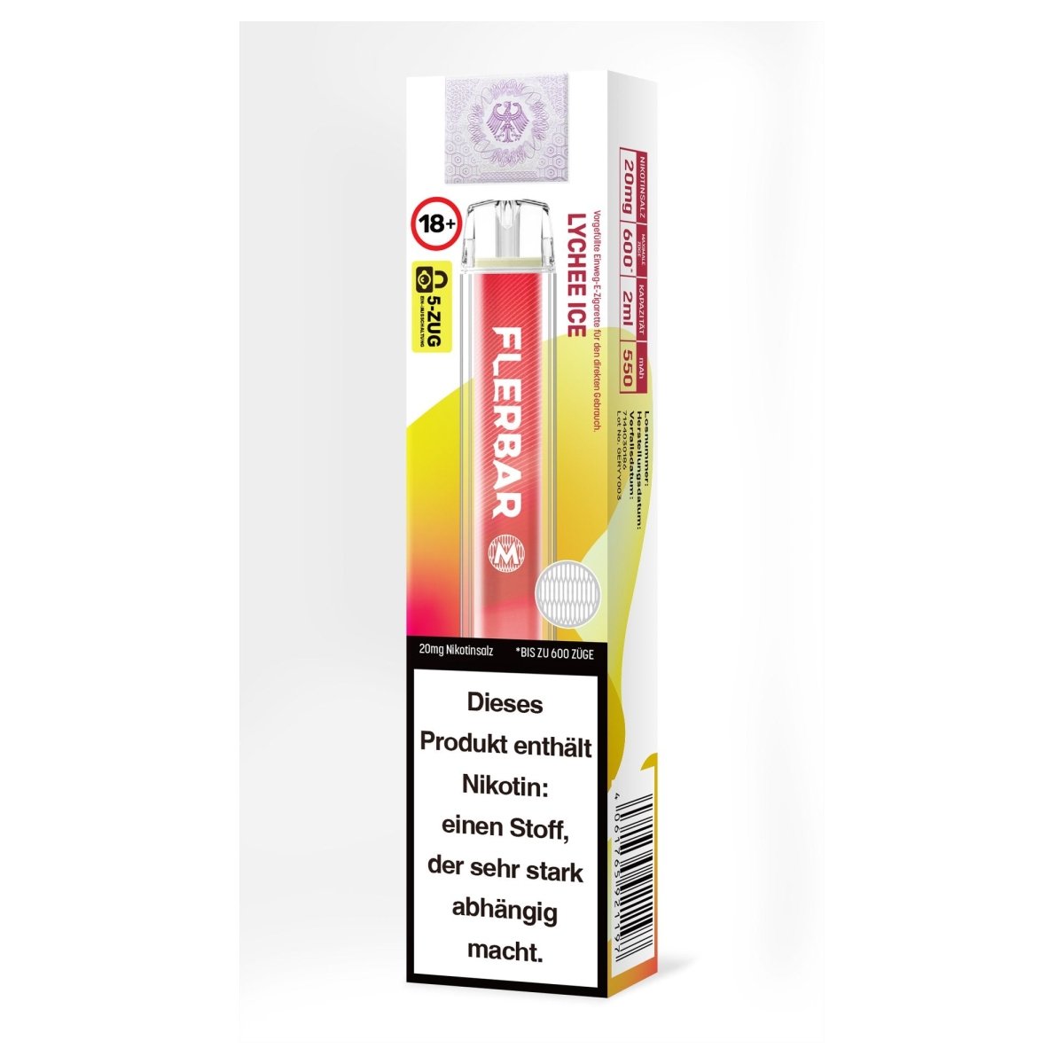 Flerbar M Einweg-E-Zigarette 20 mg/ml – Ansicht 7