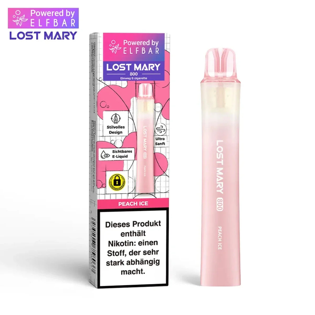 Peach Ice – Lost Mary LM800
