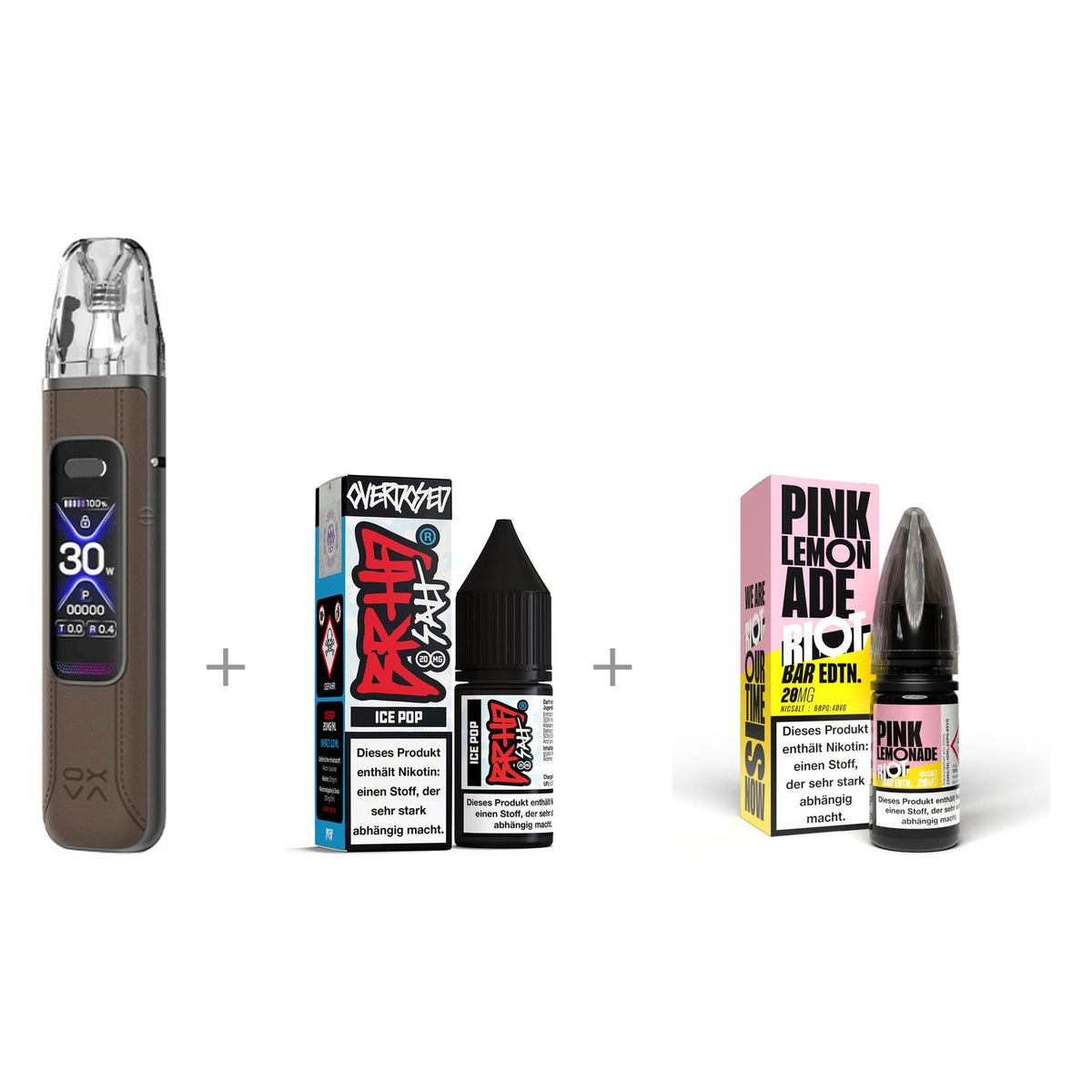 OXVA Xlim Pro 3 Starterkit mit 2 Liquids – Ansicht 3