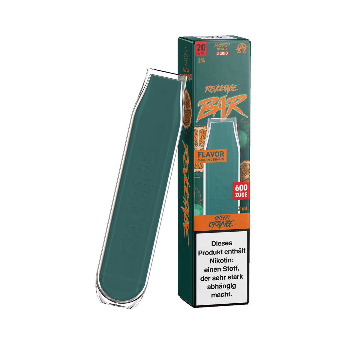 Revoltage Bar Einweg-E-Zigarette 20 mg/ml – Ansicht 3