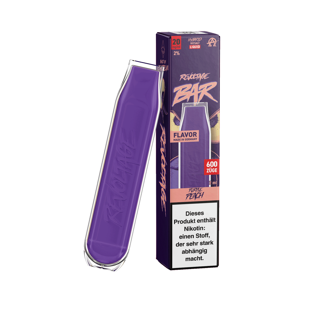 Revoltage Bar Einweg-E-Zigarette 20 mg/ml – Ansicht 4