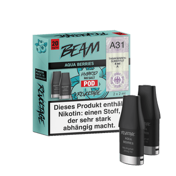 Revoltage BEAM Pods 20 mg/ml – 1 Packung = 2 vorbefüllte Pods à 2 ml