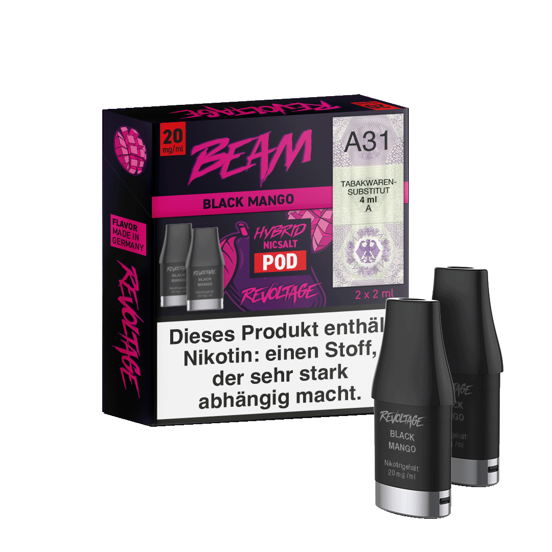 Revoltage BEAM Pods, 2er-Pack, 20 mg/ml – Ansicht 2