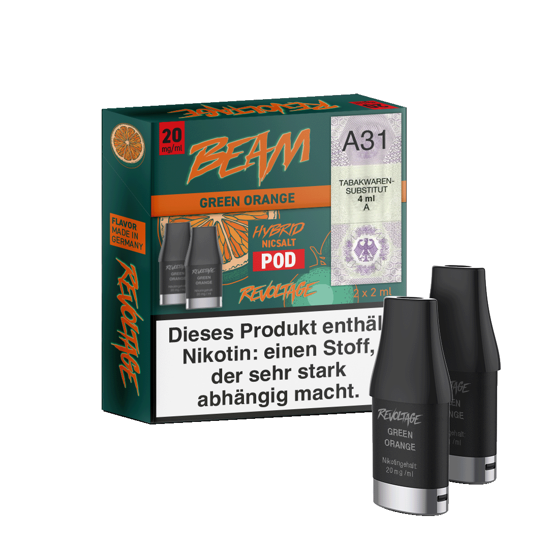 Revoltage BEAM Pods, 2er-Pack, 20 mg/ml – Ansicht 4