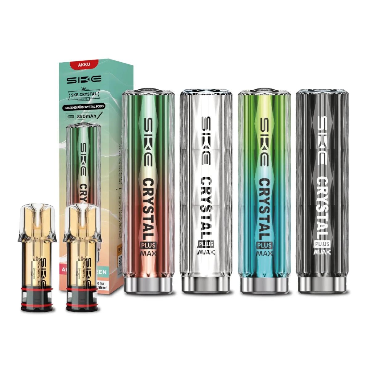 SKE Crystal PLUS MAX Akkuträger