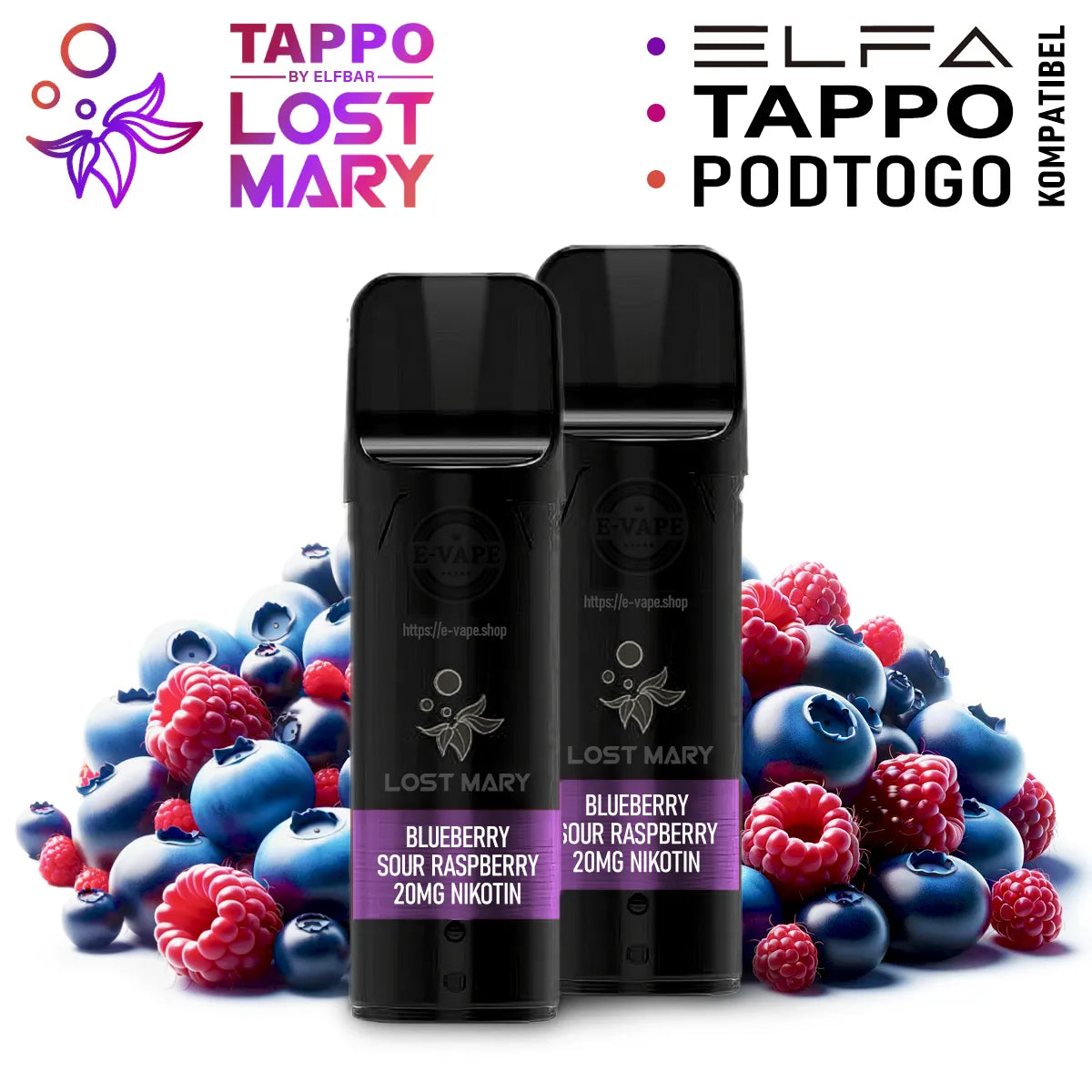 ELFA TAPPO Pods Blueberry Sour Rapsberry