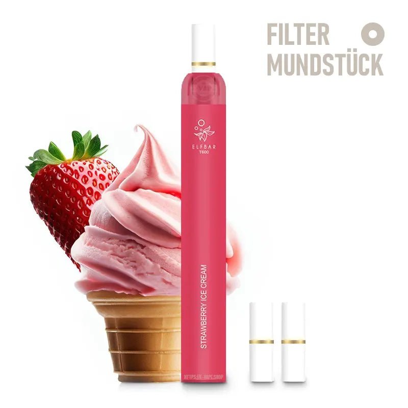 Elfbar T600 🞉 Filter Strawberry Icecream 20 mg - Elfbar600.bayern